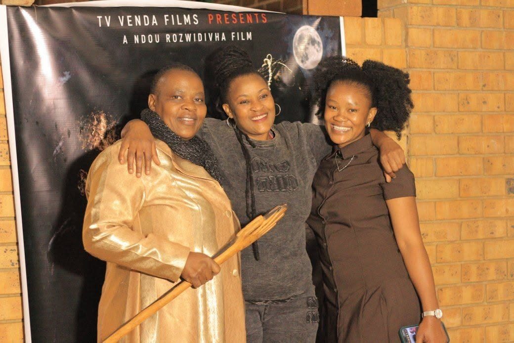 Guests at a film gathering