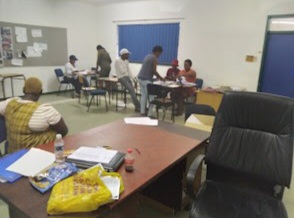 Training room during a skills programme